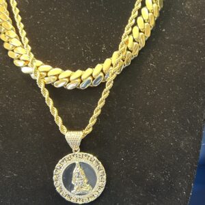Cuban/Medallion Combo